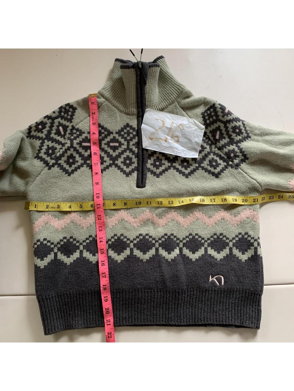 kari traa Ski Sweater Sz L Womens Wool Blend - Picture 5 of 5